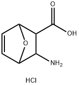 3-Amino-7-oxabicyclo[2.2.1]hept-5-ene-2-carboxylic acid hydrochloride Structure