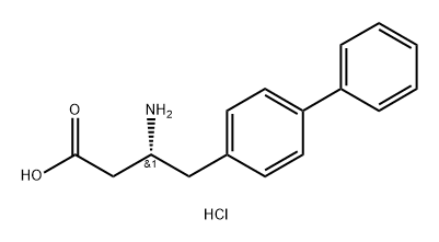 (R)-3-amino-4-(4'-biphenyl)butanoic acid hydrochloride 구조식 이미지