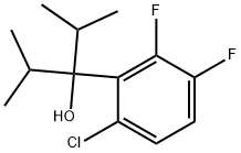 6-Chloro-2,3-difluoro-α,α-bis(1-methylethyl)benzenemethanol Structure