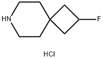 2-Fluoro-7-azaspiro[3.5]nonane hydrochloride Structure