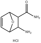 3-Amino-7-oxabicyclo[2.2.1]hept-5-ene-2-carboxamide hydrochloride Structure