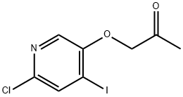 1-(6-Chloro-4-iodo-pyridin-3-yloxy)-propan-2-one Structure