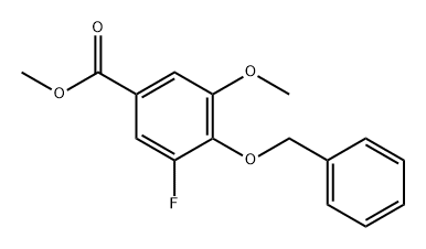 Methyl 4-(benzyloxy)-3-fluoro-5-methoxybenzoate Structure