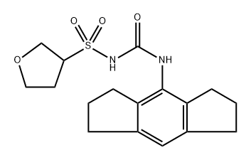 N-((1,2,3,5,6,7-hexahydro-s-indacen-4-yl)carbamoyl)tetrahydrofuran-3-sulfonamide Structure