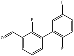 2,2',5'-trifluoro-[1,1'-biphenyl]-3-carbaldehyde Structure