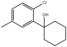 1-(2-chloro-5-methylphenyl)cyclohexanol Structure
