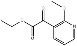 Ethyl 2-methoxy-α-oxo-3-pyridineacetate Structure