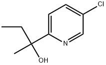 5-Chloro-α-ethyl-α-methyl-2-pyridinemethanol Structure