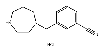 3-[(1,4-diazepan-1-yl)methyl]benzonitrile dihydrochloride Structure