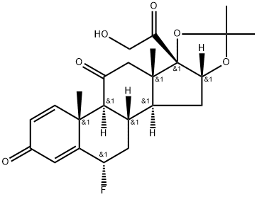 Flunisolide Related Compound B 구조식 이미지