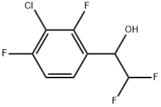 3-Chloro-α-(difluoromethyl)-2,4-difluorobenzenemethanol Structure