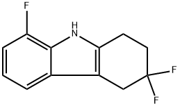 3,3,8-trifluoro-2,3,4,9-tetrahydro-1H-carbazole Structure