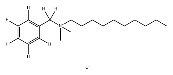 Benzyldimethyldecylammonium chloride D7 Structure