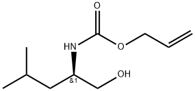 N-Allyloxycarbonyl-D-leucinol Structure