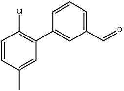 2'-Chloro-5'-methyl-[1,1'-biphenyl]-3-carbaldehyde Structure