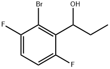 1-(2-bromo-3,6-difluorophenyl)propan-1-ol Structure