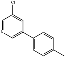 3-chloro-5-(p-tolyl)pyridine Structure