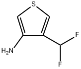 3-Thiophenamine, 4-(difluoromethyl)- 구조식 이미지