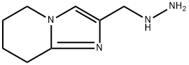 2-(Hydrazinylmethyl)-5,6,7,8-tetrahydroimidazo[1,2-a]pyridine 구조식 이미지