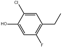 2-chloro-4-ethyl-5-fluorophenol Structure