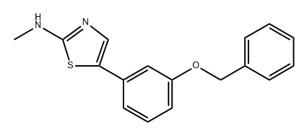 5-(3-(benzyloxy)phenyl)-N-methylthiazol-2-amine Structure