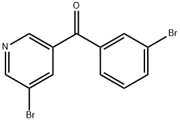 (3-bromophenyl)(5-bromopyridin-3-yl)methanone Structure