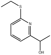 6-(Ethylthio)-α-methyl-2-pyridinemethanol Structure