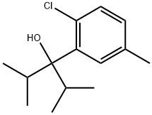 2-Chloro-5-methyl-α,α-bis(1-methylethyl)benzenemethanol 구조식 이미지