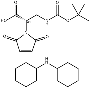 Mal-L-Dap(Boc)-OH*DCHA Structure