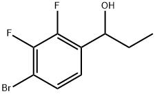 1-(4-bromo-2,3-difluorophenyl)propan-1-ol Structure