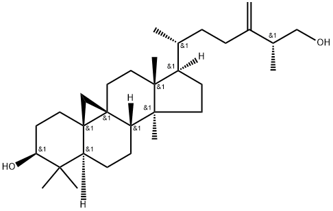 9,19-Cyclolanostane-3,26-diol, 24-methylene-, (3β,25R)- Structure