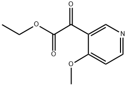 Ethyl 4-methoxy-α-oxo-3-pyridineacetate Structure