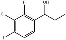 1-(3-chloro-2,4-difluorophenyl)propan-1-ol Structure