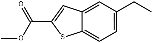 Methyl 5-ethylbenzo[b]thiophene-2-carboxylate Structure