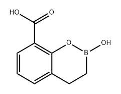 2-Hydroxy-3,4-dihydro-2H-benzo[e][1,2]oxaborinine-8-carboxylic acid Structure