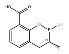 (R)-2-Hydroxy-3-methyl-3,4-dihydro-2H-benzo[e][1,2]oxaborinine-8-carboxylic acid Structure