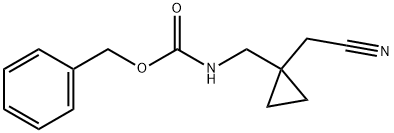 benzyl ((1-(cyanomethyl)cyclopropyl)methyl)carbamate Structure