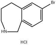 7-Bromo-2,3,4,5-tetrahydro-1H-benzo[c]azepine hydrochloride Structure