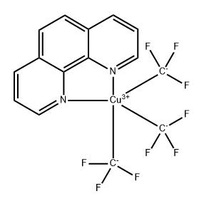 Copper, (1,10-phenanthroline-κN1,κN10)tris(trifluoromethyl)-, (SP-5-12)- 구조식 이미지