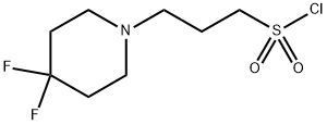 3-(4, 4-DIFLU0R0PIPERIDIN-1- YDPROPANE-l-SULFONYL CHLORIDE Structure