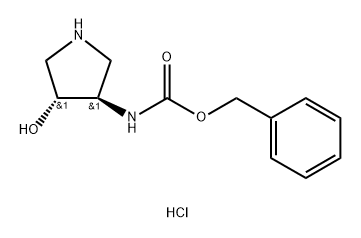 Trans-Benzyl (4-Hydroxypyrrolidin-3-Yl)Carbamate Hydrochloride(WX601085) Structure