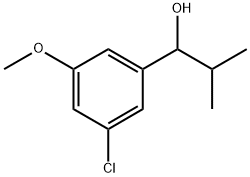 1-(3-chloro-5-methoxyphenyl)-2-methylpropan-1-ol Structure