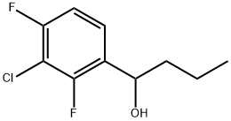 3-Chloro-2,4-difluoro-α-propylbenzenemethanol Structure