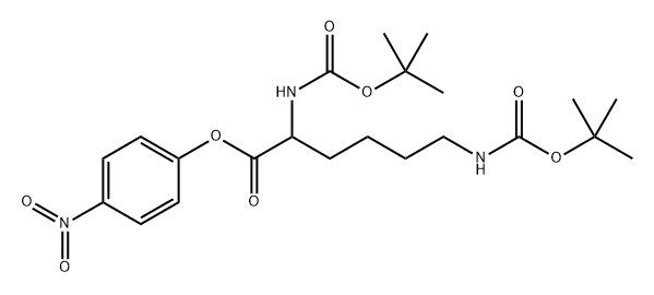 4-nitrophenyl 2,6-bis((tert-butoxycarbonyl)amino)hexanoateQ: What is 
4-nitrophenyl 2,6-bis((tert-butoxycarbonyl)amino)hexanoate Q: What is the CAS Number of 
4-nitrophenyl 2,6-bis((tert-butoxycarbonyl)amino)hexanoate Structure