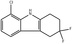 8-chloro-3,3-difluoro-2,3,4,9-tetrahydro-1H-carbazole Structure