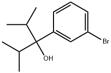 3-(3-bromophenyl)-2,4-dimethylpentan-3-ol Structure