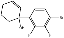 1-(4-Bromo-2,3-difluorophenyl)-2-cyclohexen-1-ol Structure