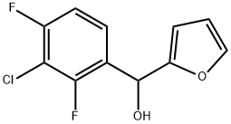 (3-chloro-2,4-difluorophenyl)(furan-2-yl)methanol Structure