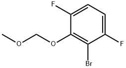 2-bromo-1,4-difluoro-3-(methoxymethoxy)benzene Structure