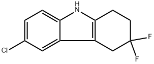 6-chloro-3,3-difluoro-2,3,4,9-tetrahydro-1H-carbazole Structure